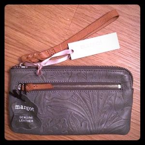 Margot Genuine Leather Wristlet Wallet
